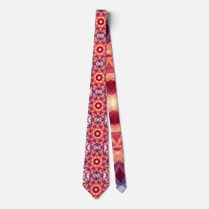 Festive Red Lila Gult Geometric jul Star Slips