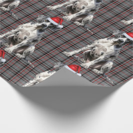 Festive Red Play och Great dane Hund jul Presentpapper