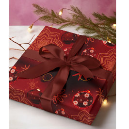 Festive Red Presentpapper