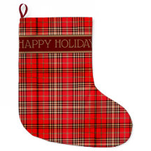 Festive Red Tartan-julklapp