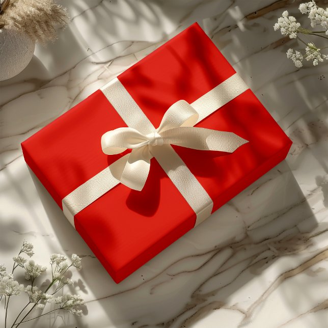 Festive Red Wrapping Papper Presentpapper (Festive Red Wrapping Paper)