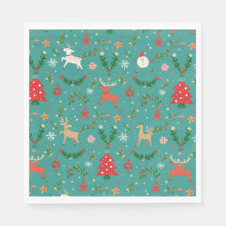 Festive Reindeer Wonderland Pappersservett