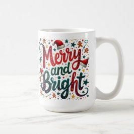 Festive Retro Typography med goda och ljusa färger Kaffemugg