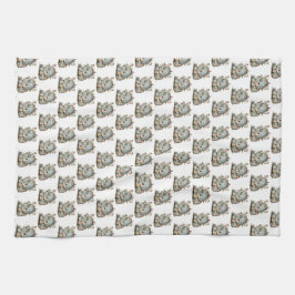 Festive Rhino Kökshandduk