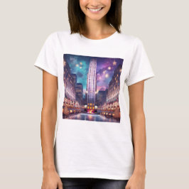 Festive Rockefeller Centre NYC T Shirt