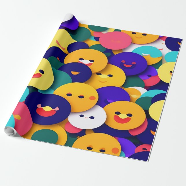 Festive Roligt 🎁 Wrapping Papper Collection! Presentpapper (Utrullad)