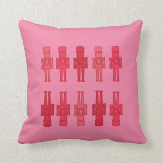 Festive Rosa Nutcracker Dekorativ kudde