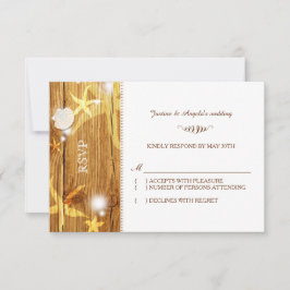 Festive Rustic Beach Wedding OSA Kort