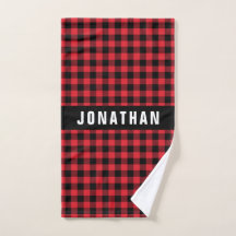 Festive Rustic Masculine Black Buffalo Play