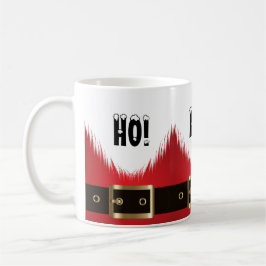 "Festive Santa Ho Ho Ho Ho" jul Kaffemugg