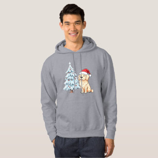 Festive Santa Hund Hoodie - Mysigt jul