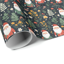 Festive Santa Mönster Presentpapper