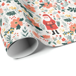 Festive Santa Mönster Presentpapper