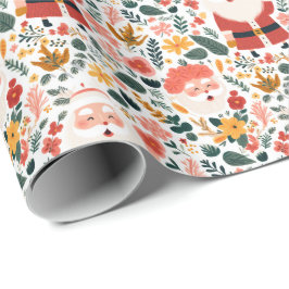 Festive Santa Mönster Presentpapper