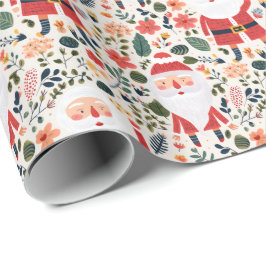 Festive Santa Mönster Presentpapper