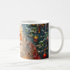 Festive Santa Mugg med Julgran