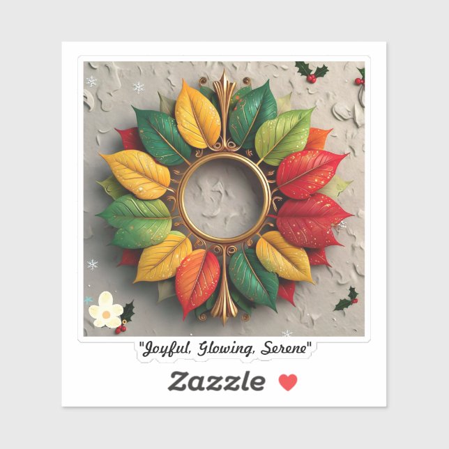 "Festive Säsong " Klistermärken (Ark)