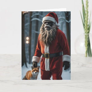 Festive Sasquatch Helgkort