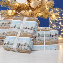 Festive Seas & Hälsning Family Photo jul