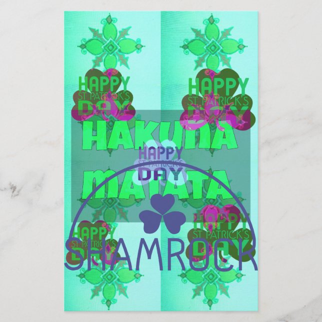 Festive Shamrock Captivating St. Patrick's Blommig (Framsida)