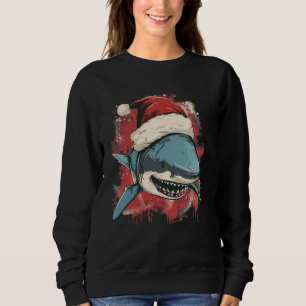 Festive Shark för roliga Vuxnor och barn T Shirt