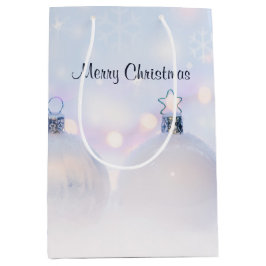 Festive Silver jul Bollar på Snö