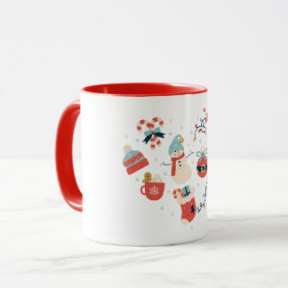 Festive Sips jul Mugg för Mysigt Helgdag Moment