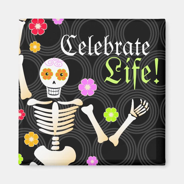 Festive Skellie Magnet (Framsidan)