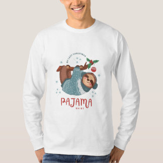 Festive Sloth in jul Sweater - Mysigt Helgdag T Shirt