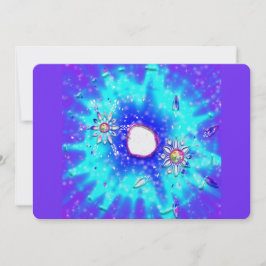 Festive snöflingor julkort