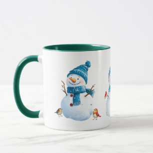 "Festive Snögubbe jul Mugg" Mugg