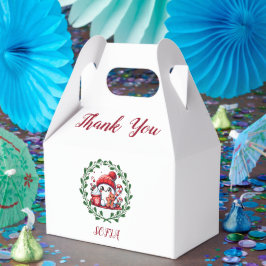 Festive Snögubbe och Gingerbröd Presentaskar