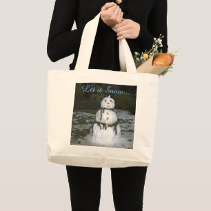 Festive Snögubbe Tote Bag Jumbo Tygkasse