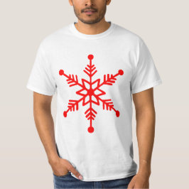 Festive Snowflake Decorative T'shirt. T Shirt