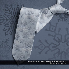 Festive Snowflake Winter Helgdag Glitter Slips