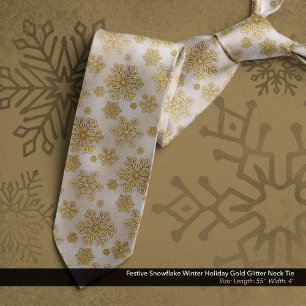 Festive Snowflake Winter Helgdag Glitter Slips