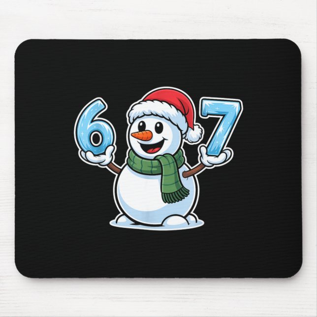 Festive Snowman Christmas Winter Cheer 67 Number  Musmatta (Framsidan)