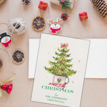 Festive Söt Grönt Julgran in Pot