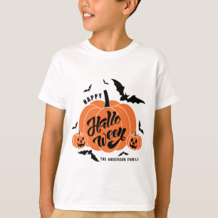 Festive Spooky Pumpkins Happy halloween T Shirt