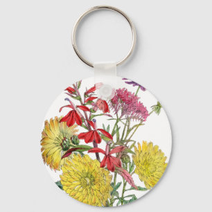 Festive Sring Blommigt Gifts Nyckelring