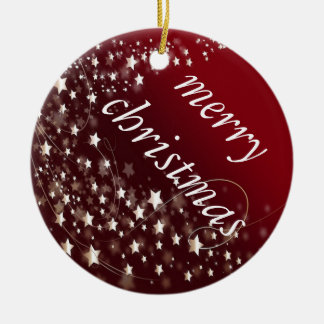 Festive Stars Julgransprydnad Keramik