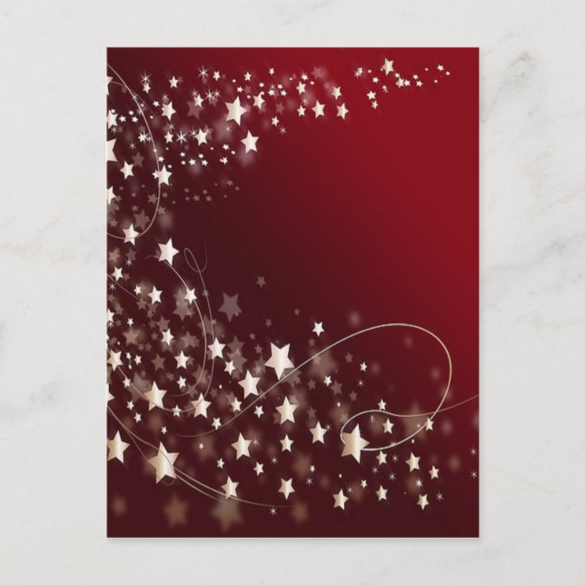 Festive Stars Vykort (Framsida)