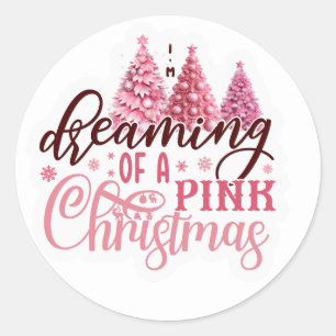 Festive Stickers Runt Klistermärke