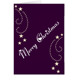 Festive stjärna gräns hälsningskort