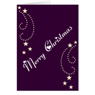 Festive stjärna gräns hälsningskort