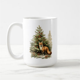 Festive Stollig: Julgran & Fox Kaffemugg