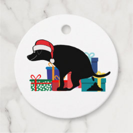 Festive Surprise: Julens Hund Pooping Gåvor Etiketter