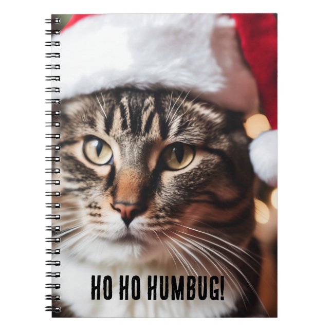 Festive Tabby Anteckningsbok (Framsidan)
