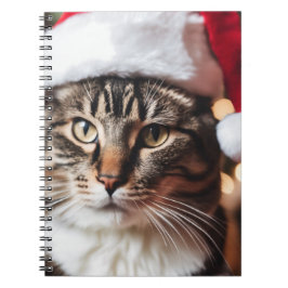 Festive Tabby Anteckningsbok