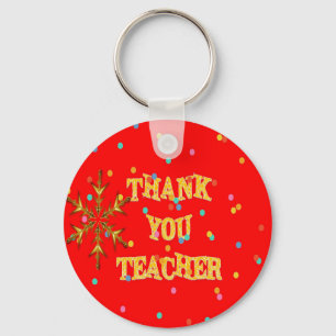 Festive Tack Teacher Nyckelring
